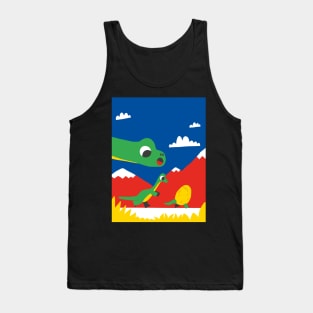 dinosaur family Tank Top